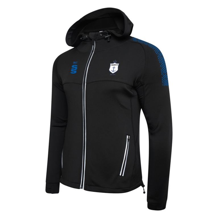 Dual Full Zip Hoody : Black