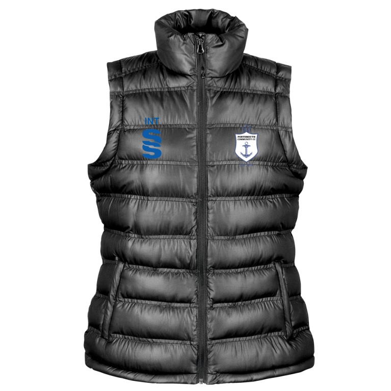 Women's Padded Gilet : Black