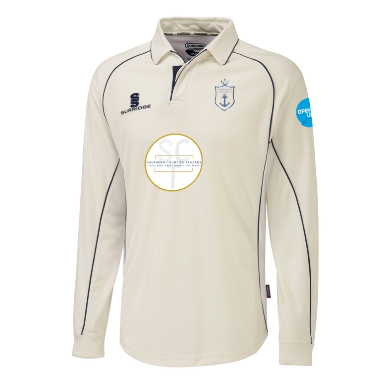 Long Sleeve Shirt Navy Trim