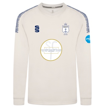 PORTSMOUTH COMMUNITY Blast Long Sleeve Cricket Sweater